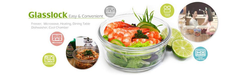 Glasslock containers are microwavable Glass Containers