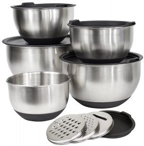 Premium Grade Stainless Steel Bowl Set with Lid dddua6syu ey8gd38